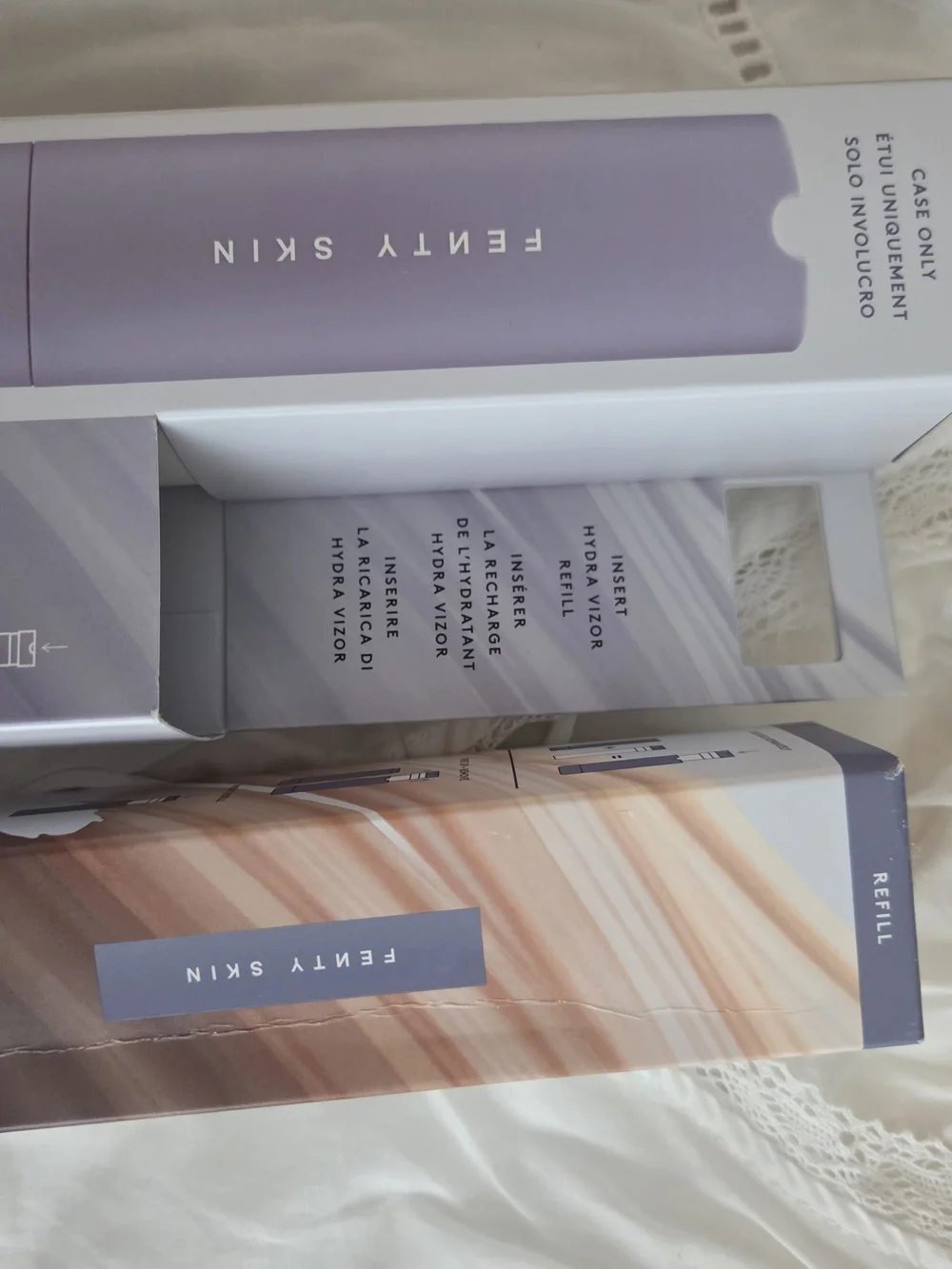 Fenty Beauty Foundation Case & Refill - Lavender & Peach Tones
